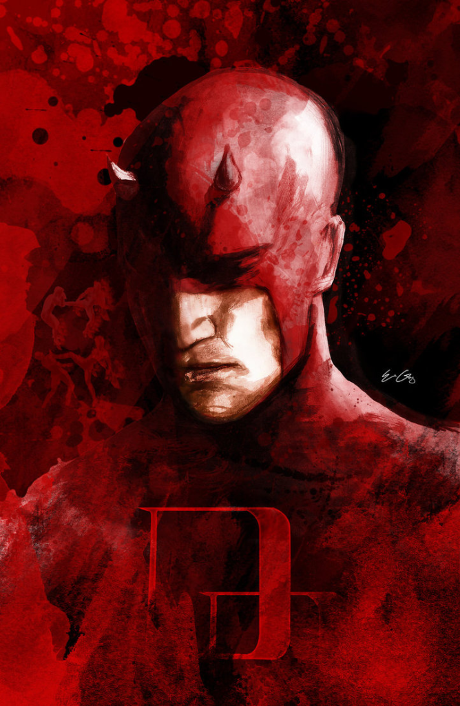 just put this one first cause it looks neat, daredevil by david mack