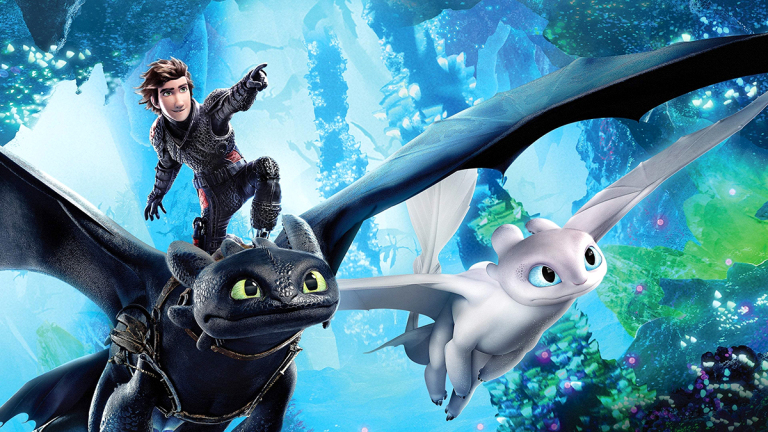 How To Train Your Dragon The Hidden World  Lightfury and Hiccup 